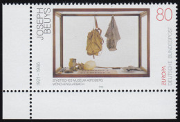 1673 Europa 80 Pf Beuys ** Ecke U.l. - Unused Stamps