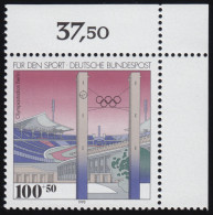 1652 Sporthilfe 100+50 Pf Olympiastadion** Ecke O.r. - Ungebraucht