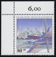 1651 Sporthilfe 80+40 Pf Olympiapark ** Ecke O.l. - Unused Stamps