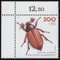 1670 Feld-Maikäfer 200+80 Pf ** Ecke O.l. - Unused Stamps