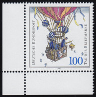 1638 Tag Der Briefmarke 100 Pf ** Ecke U.l. - Unused Stamps