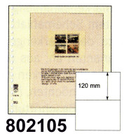 LINDNER-T-Blanko - Einzelblatt 802 105 - Blank Pages