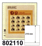 LINDNER-T-Blanko - Einzelblatt 802 110 - Blank Pages