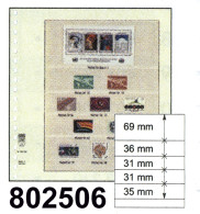 LINDNER-T-Blanko - Einzelblatt 802 506 - Blank Pages