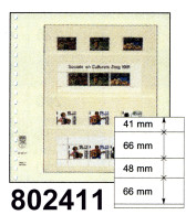 LINDNER-T-Blanko - Einzelblatt 802 411 - Blanco Pagina's