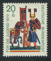 613 Jugend Minnesänger 20+10 Pf Von Eschenbach ** - Unused Stamps