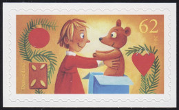 3187 Freude Schenken Selbstklebend NEUTRALE Folie, 10 Einzelmarken, Alle ** - Unused Stamps