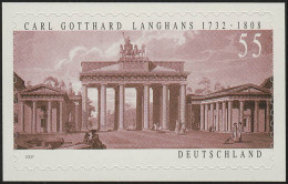 2636 Langhans SELBSTKLEBEND Auf Neutraler Folie ** - Unused Stamps