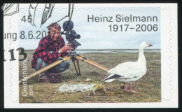 3319 Heinz Sielmann, Selbstklebend Auf Neutraler Folie, EV-O BONN 8.6.2017 - Used Stamps