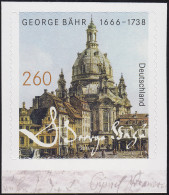 3224 George Bähr: Frauenkirche Dresden, Selbstklebend Aus MH 104, ** Postfrisch - Neufs