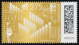 3737 Immaterielles Kulturgut: Orgelbau - Orgelmusik, ** Postfrisch - Neufs