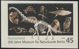 2780 Naturkundemuseum, Selbstklebend NEUTRALE Folie, 10 Einzelmarken, Alle ** - Neufs