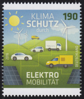 3265 Kilmaschutz - Elektromobilität: Windrad Und Elektroauto ** - Ongebruikt