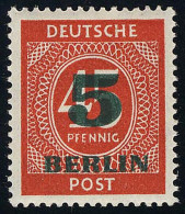 64 Grünaufdruck 5 Pf ** - Unused Stamps