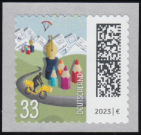 3741 Welt Der Briefe: Briefberge 33 Cent, Selbstklebend, ** Postfrisch - Neufs