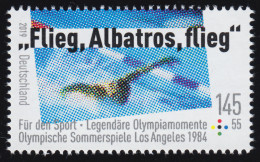 3462 Sporthilfe 145 Cent: Flieg, Albatros, Flieg! - Schwimmen, ** - Nuevos