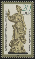 2906 II Kunstwerke 20 Pf 1984 Der Sommer, Offsetdruck Odr., ** - Unused Stamps