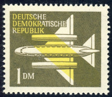 613 Y Flugpost 1 DM Wz.3 Y ** Postfrisch - Unused Stamps