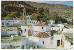Lindos - Part Of The Present-day Town And Church Of The Virgin Of Lindos - (Greece) - Greece