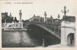 *** 75  ***PARIS   Le Pont Alexandre III    écrite TTB - Altri Monumenti, Edifici