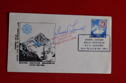 1983 German American Everest Expedition Signed G. Lenser Mountaineering Himalaya Escalade Alpiniste - Sportspeople