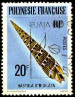 Polynésie Poste Obl Yv:142 Mi:291 Hastula Strigilata (Belle Obl.mécanique) - Gebruikt