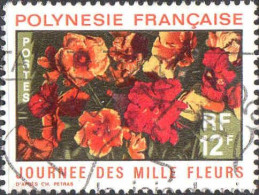 Polynésie Poste Obl Yv: 84 Mi:134 Journée Des Mille Fleurs Hibiscus (Belle Obl.mécanique) - Usados