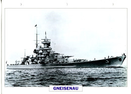 Fiche Navires De Guerre Navires De Ligne ALLEMAGNE 1936 -  GNEISENAU - Altri & Non Classificati