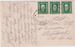 * CZECHOSLOVAKIA > 1928 POSTAL HISTORY > Postcard From Spitzberg To Windhoek, S.W. Africa - Covers & Documents