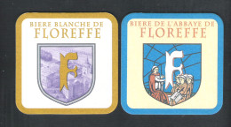 Bierviltje - Sous-bock - Bierdeckel :  FLOREFFE - BIERE BLANCHE - BIERE DE L'ABBAYE DE FLOREFFE  (B 530) - Beer Mats