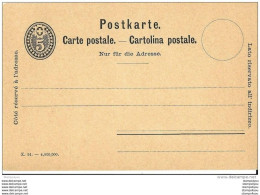 71 - 90 - Entier Postal Neuf 5cts - Postwaardestukken