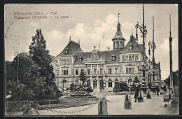 CPA Mülhausen, Postgebäude  - Sonstige & Ohne Zuordnung