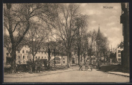 CPA Münster, Des Soldats Auf Der Strasse  - Sonstige & Ohne Zuordnung