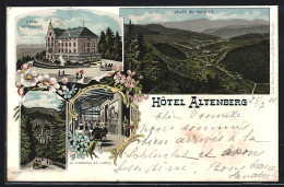 Lithographie Altenberg, Vallee De Munster, Hotel Altenberg, La Terrasse De L`Hotel  - Munster