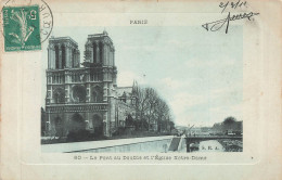 PARIS : LE PONT AU DOUBLE ET L'EGLISE NOTRE DAME - Sonstige Sehenswürdigkeiten