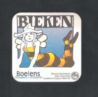 Bierviltje - Sous-bock - Bierdeckel :  BIEKEN - BROUWERIJ BOELENS   (B 541) - Beer Mats