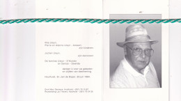 Roger Uleyn-Deman, Houthulst 1921, 1994. Oorlogsvrijwilliger 40-45, Weerstander. Foto - Obituary Notices