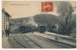 CPA - MONSOLS (Rhône) - La Gare - Sonstige & Ohne Zuordnung