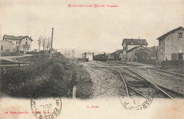 MARTIGNY LES BAINS - La Gare. - Stations With Trains