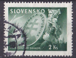 Slowenien Marke Von 1944 O/used (A5-18) - Slowenien