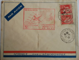 FRANCE - Enveloppe 1ère Liaison Aérienne Bordeaux - Mont-de-Marsan Du 10/05/1939 - 1921-1960: Période Moderne