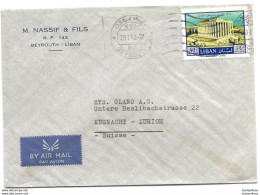239 - 71 - Enveloppe Envoyée De Beyrouth En Suisse 1969 - Lebanon