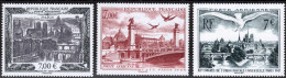 2022/23 - Issus Des Affiches « C.I.T.T. PARIS 1949 » YT PA 93A -Vue De Paris - YT PA 94A  - Paris U.P.U 1947 - YT PA 96A - Unused Stamps