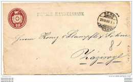 71 - 23 - Entier Postal 10cts Avec Cachet à Date De Bern 1869 - Entiers Postaux