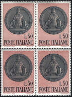 1969 Italia 1108 Ragioneria Dello Stato Quartina Mnh** - 1961-70: Nieuw/plakker