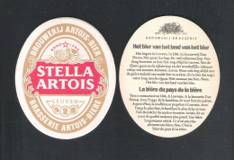 Bierviltje - Sous-bock - Bierdeckel - STELLA ARTOIS    (B 582) - Bierviltjes