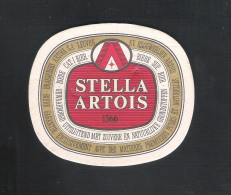 Bierviltje - Sous-bock - Bierdeckel - STELLA ARTOIS   (2 Scans) (B 583) - Beer Mats