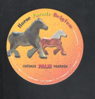 Bierviltje - Sous-bock - Bierdeckel :  PALM - HORSE PARADE BELGIUM - CHEVAUX PALM PAARDEN     (B 587) - Bierdeckel