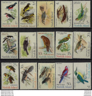 1970-71 Norfolk Islands Birds 15v. MNH SG N. 103/117 - Autres & Non Classés