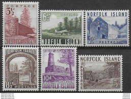 1953 Norfolk Island 6v. MNH SG N. 13/18 - Autres & Non Classés